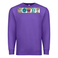 Purple howdy Premium Sweatshirt - AdoDesignShop