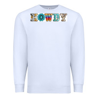 White howdy Premium Sweatshirt - AdoDesignShop