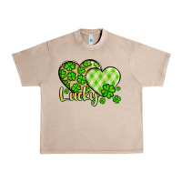 French Oak St. Patrick's Lucky hearts Urban Heavy Tee - OliviaCreatesArt
