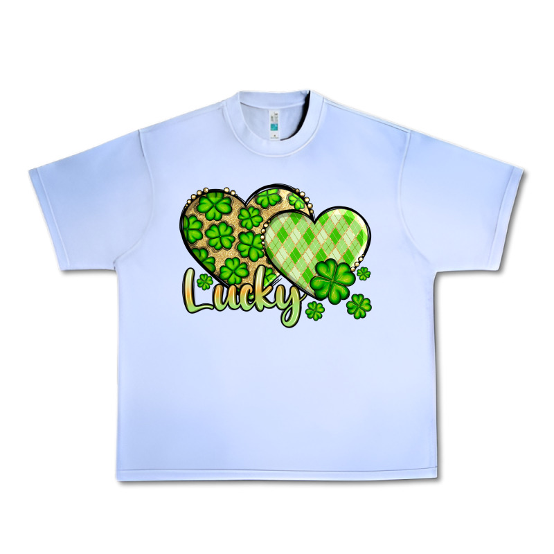 St. Patrick's Lucky Hearts Urban Heavy Tee by OliviaCreatesArt | Teevron