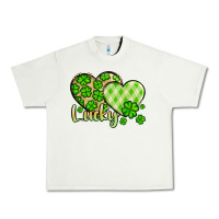 Pistachio St. Patrick's Lucky hearts Urban Heavy Tee - OliviaCreatesArt