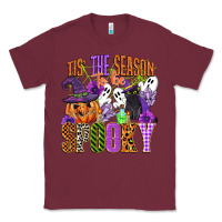 Burgundy tis the season to be spooky Classic Tee - CowGirlArtShop
