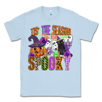 Dusty Blue tis the season to be spooky Classic Tee - CowGirlArtShop