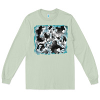 Matcha cowhide glitter leather background Long Sleeve Tee - RanaPortraitStore