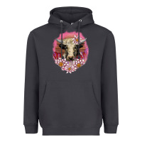 Smoke v.d lotus and cow Heavyweight Hoodie - AdoDesignShop