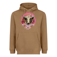 Toasted Coconut v.d lotus and cow Heavyweight Hoodie - AdoDesignShop