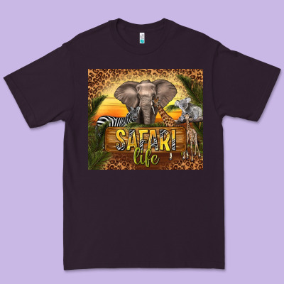 Safari Life Premium Tee Designed By Tumblerdesignbyshophia