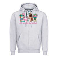 Heather Grey cerified nursing assistant coffee cup Zipper Hoodie - AdoDesignShop