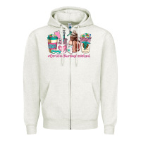 Oatmeal Heather cerified nursing assistant coffee cup Zipper Hoodie - AdoDesignShop