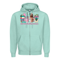 Seafoam cerified nursing assistant coffee cup Zipper Hoodie - AdoDesignShop