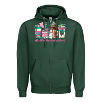 Sports Green cerified nursing assistant coffee cup Zipper Hoodie - AdoDesignShop