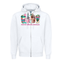 White cerified nursing assistant coffee cup Zipper Hoodie - AdoDesignShop