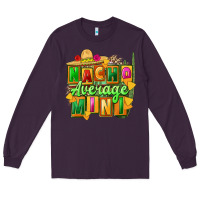Plum nacho average mini Long Sleeve Tee - FaDigitalArtStudio