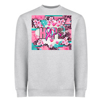 Hope Breast Cancer Heavyweight Sweatshirt | Teevron