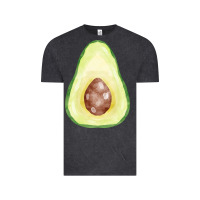 Vintage Black half avocado fa element Vintage Tee - FaDigitalArtStudio