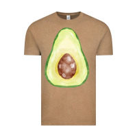 Vintage Coffee half avocado fa element Vintage Tee - FaDigitalArtStudio