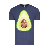 Vintage Denim half avocado fa element Vintage Tee - FaDigitalArtStudio