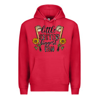 Cardinal little sister biggest fan Premium Hoodie - CowhideDigitalArt
