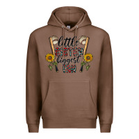 Chestnut little sister biggest fan Premium Hoodie - CowhideDigitalArt