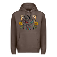 Coffee little sister biggest fan Premium Hoodie - CowhideDigitalArt
