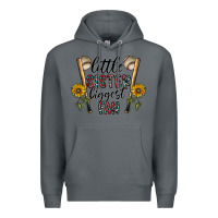Rock little sister biggest fan Premium Hoodie - CowhideDigitalArt