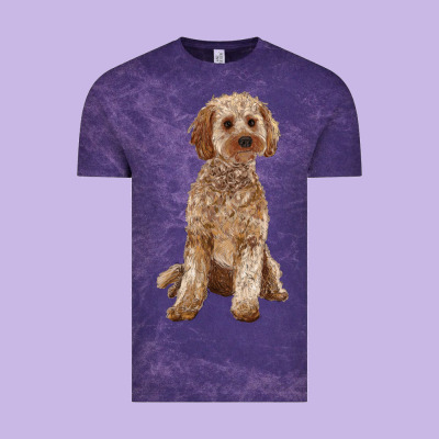 Cockapoo Vintage Tee Designed By Ranaportraitstore