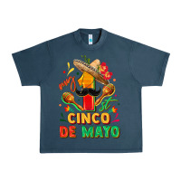 Midnight Navy My first cinco de mayo Urban Heavy Tee - FaDigitalArtStudio
