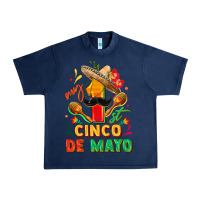 Navy My first cinco de mayo Urban Heavy Tee - FaDigitalArtStudio