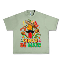 Oil Green My first cinco de mayo Urban Heavy Tee - FaDigitalArtStudio