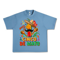 Pebble Blue My first cinco de mayo Urban Heavy Tee - FaDigitalArtStudio