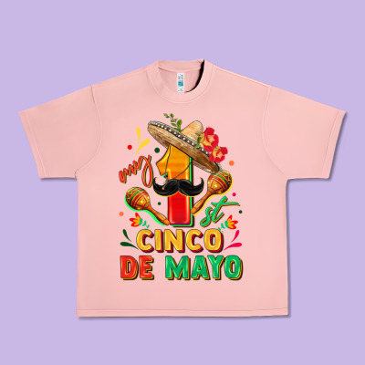 My First Cinco De Mayo Urban Heavy Tee Designed By Fadigitalartstudio