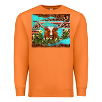 Carrot longhorn tumbler Premium Sweatshirt - AdoDesignShop