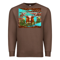 Chestnut longhorn tumbler Premium Sweatshirt - AdoDesignShop