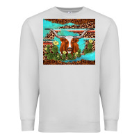 Dove Grey longhorn tumbler Premium Sweatshirt - AdoDesignShop