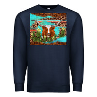 Navy longhorn tumbler Premium Sweatshirt - AdoDesignShop