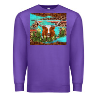 Purple longhorn tumbler Premium Sweatshirt - AdoDesignShop