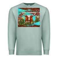 Seafoam longhorn tumbler Premium Sweatshirt - AdoDesignShop