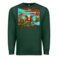 Sports Green longhorn tumbler Premium Sweatshirt - AdoDesignShop