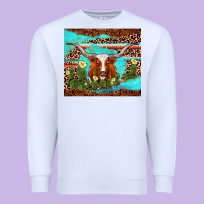 Longhorn Tumbler Premium Sweatshirt Designed By Adodesignshop