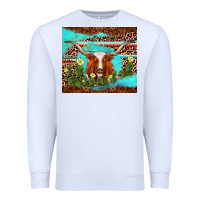 White longhorn tumbler Premium Sweatshirt - AdoDesignShop