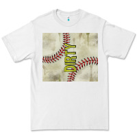 White dirty baseball Premium Tee - TumblerDesignByShophia