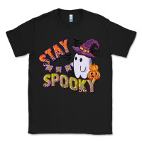 Black stay spooky Classic Tee - CowGirlArtShop