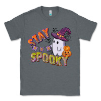 Charcoal Heather stay spooky Classic Tee - CowGirlArtShop