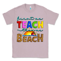 Lilac first we teach then we beach Classic Tee - Artiststas