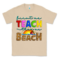 Mushroom first we teach then we beach Classic Tee - Artiststas