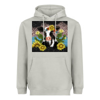 Moon Dust cow cactus and sunflower Heavyweight Hoodie - AdoDesignShop