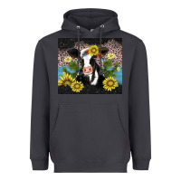 Smoke cow cactus and sunflower Heavyweight Hoodie - AdoDesignShop