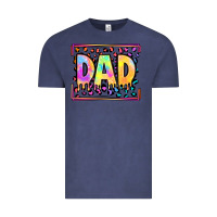 Vintage Denim lgbtq tie dye dad Vintage Tee - OliviaCreatesArt