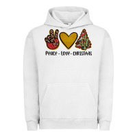 Pigment Lunar Rock peace love christmas Urban Hoodie - JahusDesignShop