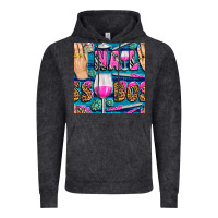 Nail Boss Money Hand And Wine With Gemstone Leopard And Zebra Seamless Vintage Hoodie | Teevron